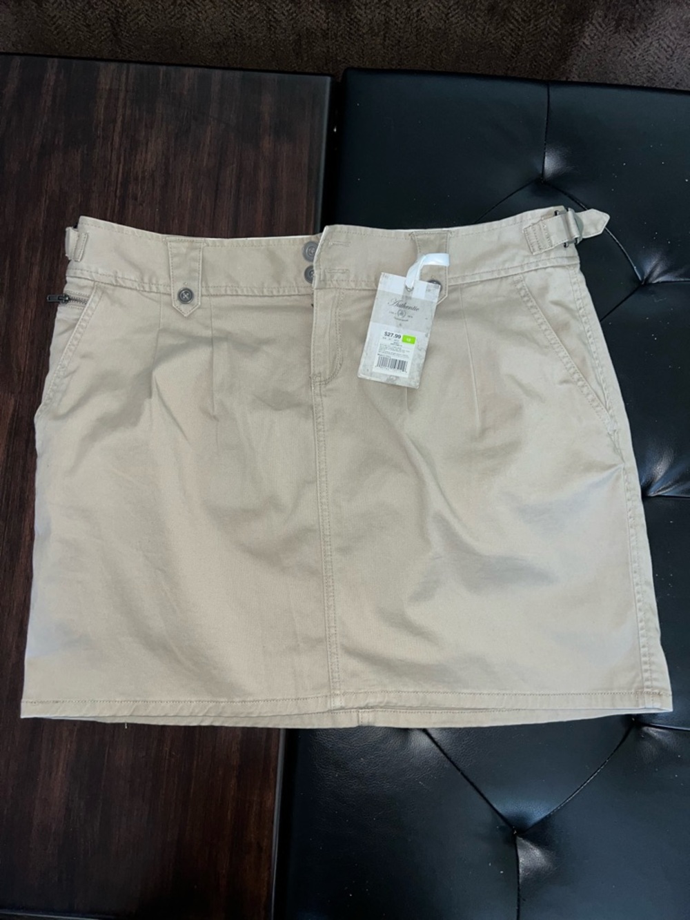 Converse Beige Mini Skirt